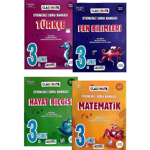 Okyanus Yayınları 3. Sınıf 4'lü Etkinlikli Soru Bankası Seti