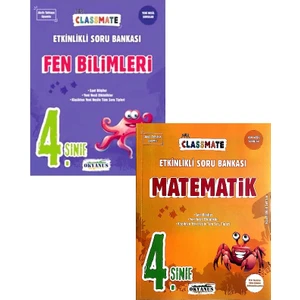 Okyanus Yayınları 4. Sınıf Matematik, Fen Bilimleri Etkinlikli Soru Bankası Seti
