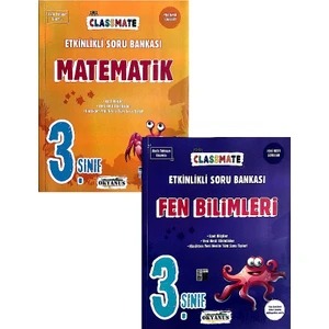 Okyanus Yayınları 3. Sınıf Matematik, Fen Bilimleri Etkinlikli Soru Bankası Seti