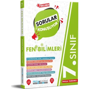 Pruva Akademi 7.Sınıf Fen Bilimleri Sorular Konuşuyor Soru Bankası