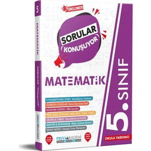 Pruva Akademi 5. Sınıf Matematik Sorular Konuşuyor