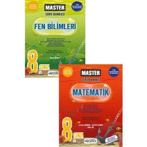 Okyanus Yayınları 8. Sınıf Master Matematik - Fen Bilimleri Soru Bankası Seti