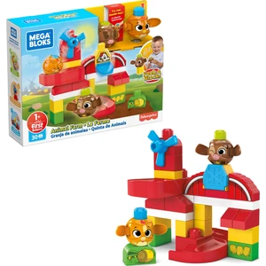 Mega Bloks Hayvan Çiftliği, 30 Parça Yapı Blokları GRJ18