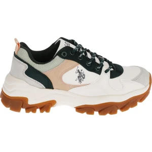 U.S. Polo Assn. Kadın Kışlık Ayakkabı Tracky Beyaz-Yeşil 20W04TRACKY