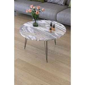 Elit Paris Orta Sehpa Orta Masa - Beyaz Mermer