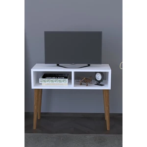 Retro Tv Sehpası Ünitesi - Beyaz