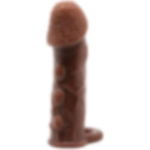 Lilitu Shop 3 cm Uzatmalı Damarlı Penis Kılıfı
