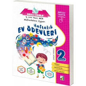 Damla Yayınevi Akıllı  Haftalık Ev Ödevleri 2. Sınıf