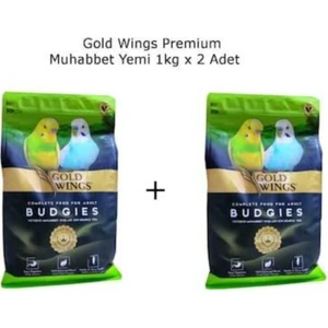 Gold Wings Muhabbet Kuşu Yemi 1kg x 2 Adet