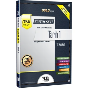 Tandem Akademi Gold Serisi Tarih 1 YKS TYT-AYT 18 Fasikül Eğitim Seti