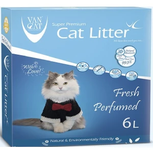 Vancat Fresh Kokulu Beyaz Bentonit Kedi Kumu 6 lt