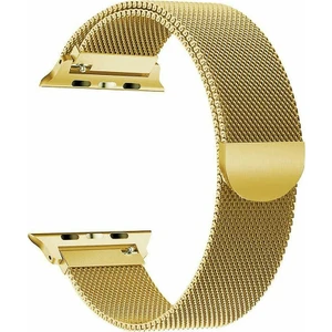 Apple Watch Uyumlu Milano Loop Çelik Kordon 40 mm Kayış Seri 6 Gold