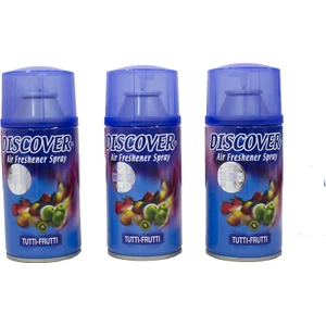 Dıscover Tutti Frutti Oda Kokusu 320 ml x 3  Makinaya Uyumlu Sprey