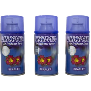 Dıscover Scarlet Oda Kokusu 320 ml x 3  Makinaya Uyumlu Sprey