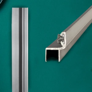 Küçük H Alüminyum Cam Balkon Fitili 1,25 mt