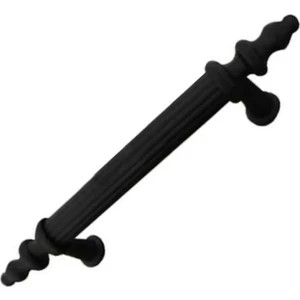 Kumru Boy Kulp Mat Siyah 128 mm Dolap Vestiyer