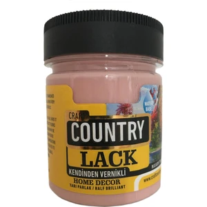Craft Country Kedinden Vernikli Lack Hobi Boyası 120 cc 4013 Pudra Pembe