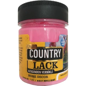 Craft Country Kedinden Vernikli Lack Hobi Boyası 120 cc 4015 Şeker Pembe