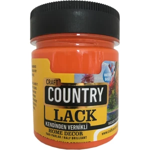 Craft Country Kedinden Vernikli Lack Hobi Boyası 120 cc 4016 Turuncu