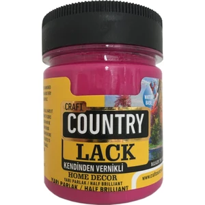 Craft Country Kedinden Vernikli Lack Hobi Boyası 120 cc 4021 Fuşya