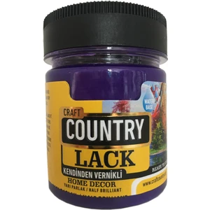 Craft Country Kendinden Vernikli Lack Hobi Boyası 120 cc 4024 Mor