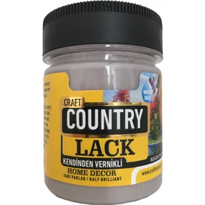 Craft Country Kedinden Vernikli Lack Hobi Boyası 120 cc 4025 Siyah Orkide