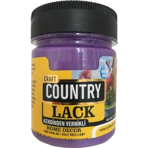 Craft Country Kedinden Vernikli Lack Hobi Boyası 120 cc 4026 Menekşe
