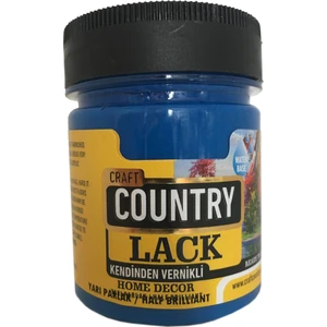 Craft Country Kedinden Vernikli Lack Hobi Boyası 120 cc 4031 Mavi