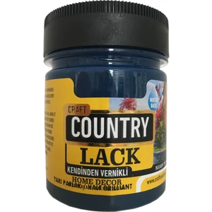 Craft Country Kedinden Vernikli Lack Hobi Boyası 120 cc 4032 Lacivert