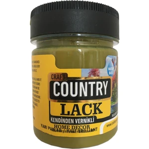 Craft Country Kedinden Vernikli Lack Hobi Boyası 120 cc 4041 Yağ Yeşili