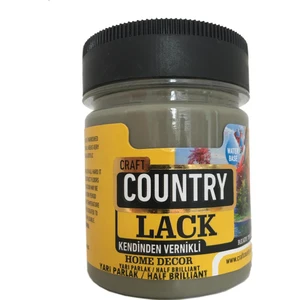 Craft Country Kedinden Vernikli Lack Hobi Boyası 120 cc 4048 Kayrak Gri