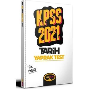 Yediiklim Yayınları KPSS 2021 Genel Kültür Tarih Çek Kopart Yaprak Test