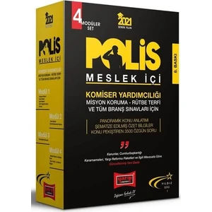 Yargı Yayınevi 2021 Polis Meslek İçi Sınavlarına Hazırlık Konu Anlatımlı Modüler Set 8. Baskı