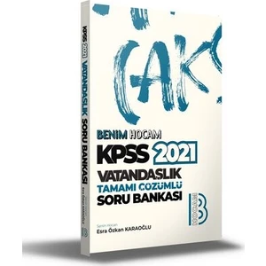 Benim Hocam Yayınları KPSS 2021 Vatandaşlık Tamamı Çözümlü Soru Bankası