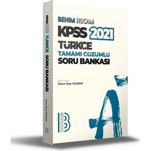 Benim Hocam Yayınları KPSS 2021 Türkçe Tamamı Çözümlü Soru Bankası