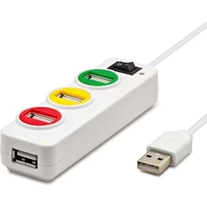 HR140 USB 2.0 Hub 4 Port Ledli USB Çoklayıcı