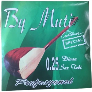 By Muti 0.25 Divan Bağlama Teli Bam Bamlı
