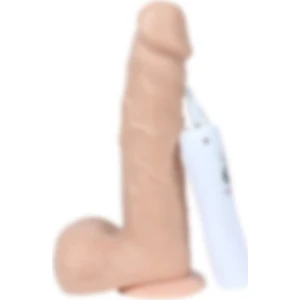 Hızlı Express Mike 18 cm 360° Oynar Başlı Titreşimli Vibratör Realistik Penis Dildo