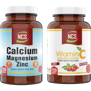Vitamin C 1000 Mg Beta Glukan 120 Tablet Kalsiyum Magnezyum Çinko 120 Tablet