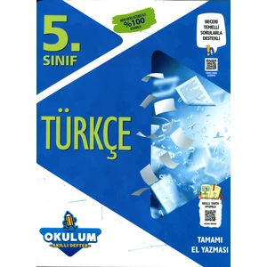 Murat Yayınları Okulum Akıllı Defter 5.Sınıf Türkçe
