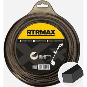 Rtrmax Rty333 Tırpan Misinası Siyah Kare 3.3Mm X 42Mt.