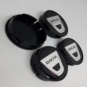 Jant Göbeği Dacia 58/55 55 mm Yuva 4 Lü Set Siyah