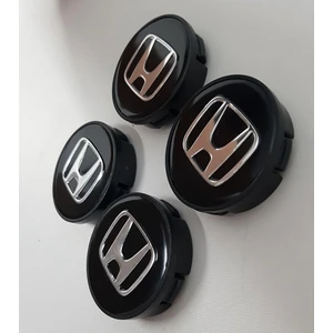 Jant Göbeği Honda 58/55 55 mm Yuva 4'lü Set Siyah