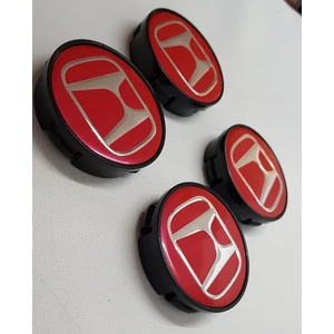 Jant Göbeği Honda 58/55 55 mm Yuva 4'lü Set Kırmızı