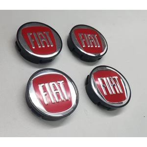 Jant Göbeği Fiat 58/55 55 mm Yuva 4'lü Set Kırmızı