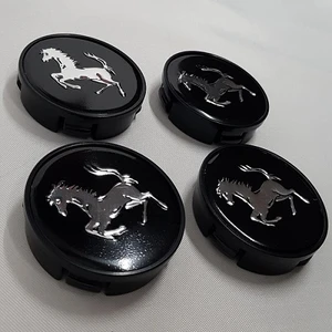 Jant Göbeği Ferrari 58/55 55 mm Yuva 4'lü Set Siyah