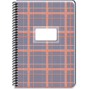 Keskin Color 17X24 Çizgili Sert Kapak Ekose Defter 415941-99