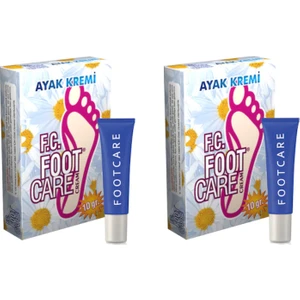 F.C. Foot Care  Ayak Kokusu Giderici Krem 2 Adet + Çorap