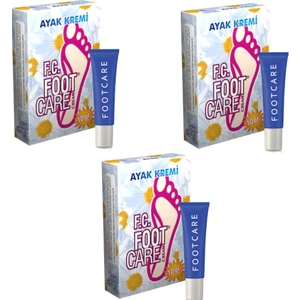F.C. Foot Care  Ayak Kokusu Giderici Krem 3 Adet + Çorap