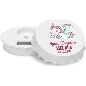 Grafilli Design Kişiye Özel İyiki Doğdun Magnet Açacak (10 Adet)